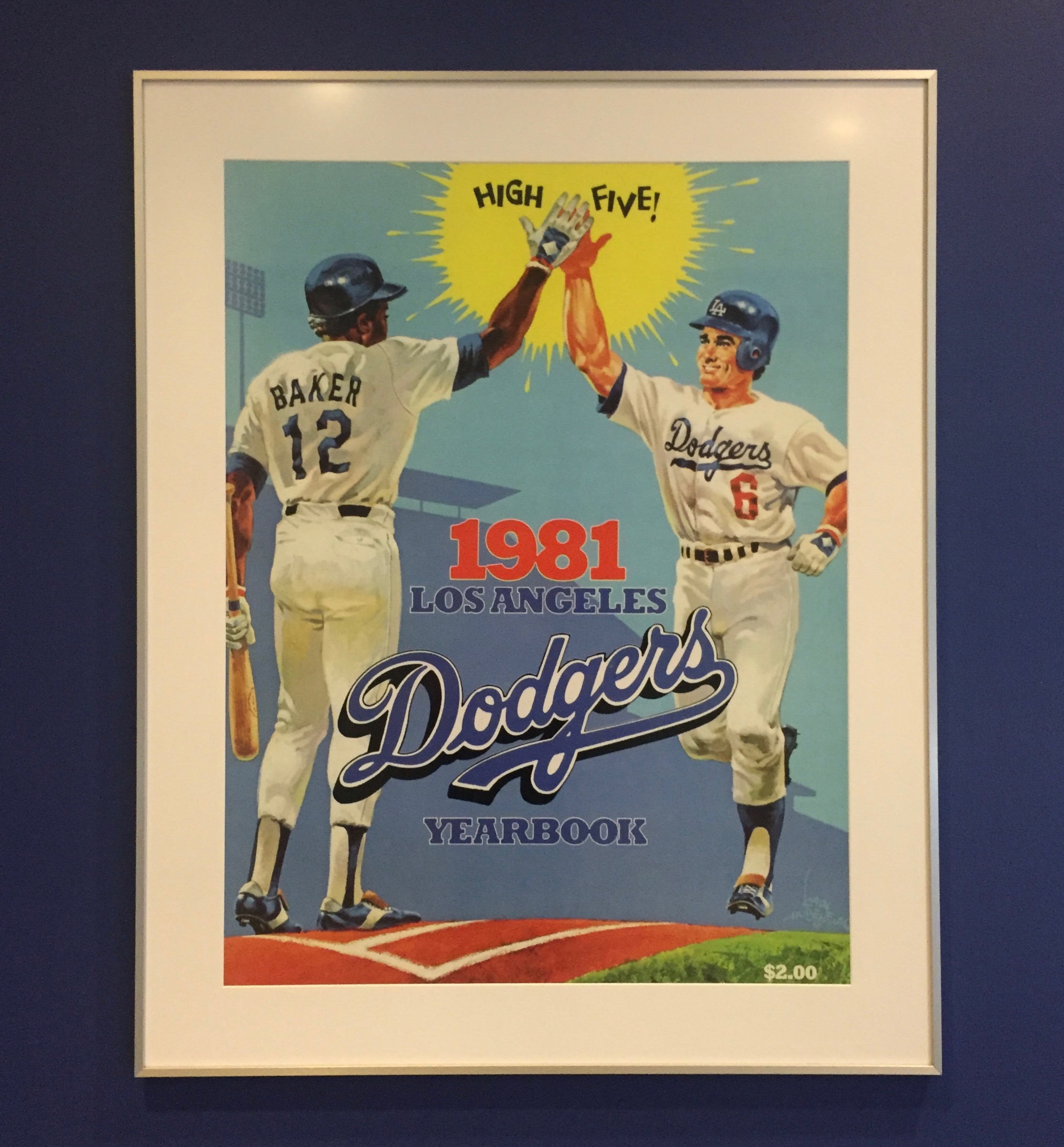 1981 Dodgers Yearbook